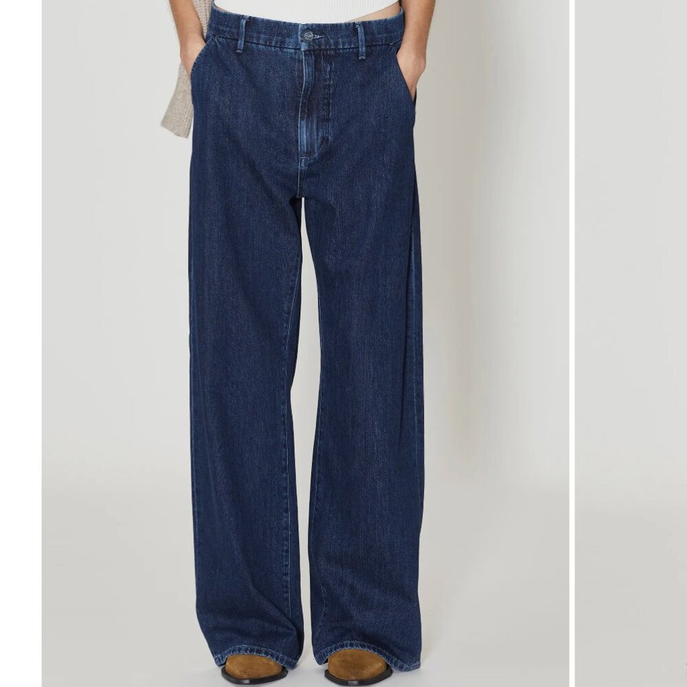 Wide Leg Denim Jeans